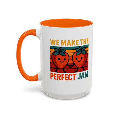 Humorous Strawberry Jam Coffee Mug, Summer Vibes Mug, Strawberry Mug, Food Humor Mug, Hilarious Mug, Gift Idea