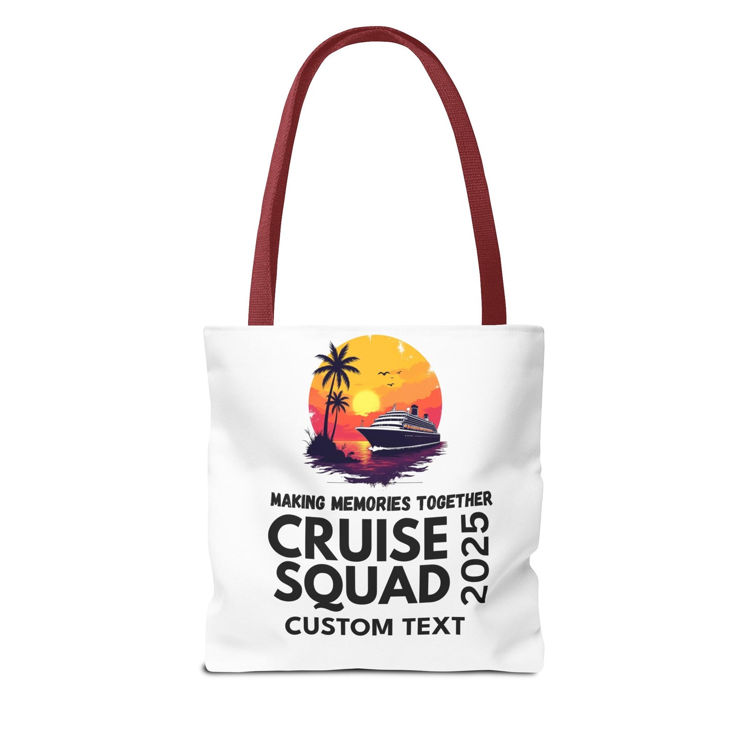 Personalized Cruise Squad Tote Bag, Family Cruise 2025, Matching Tote Bag, Vacation Tote, Family Vacation 2025, Cruise Bag
