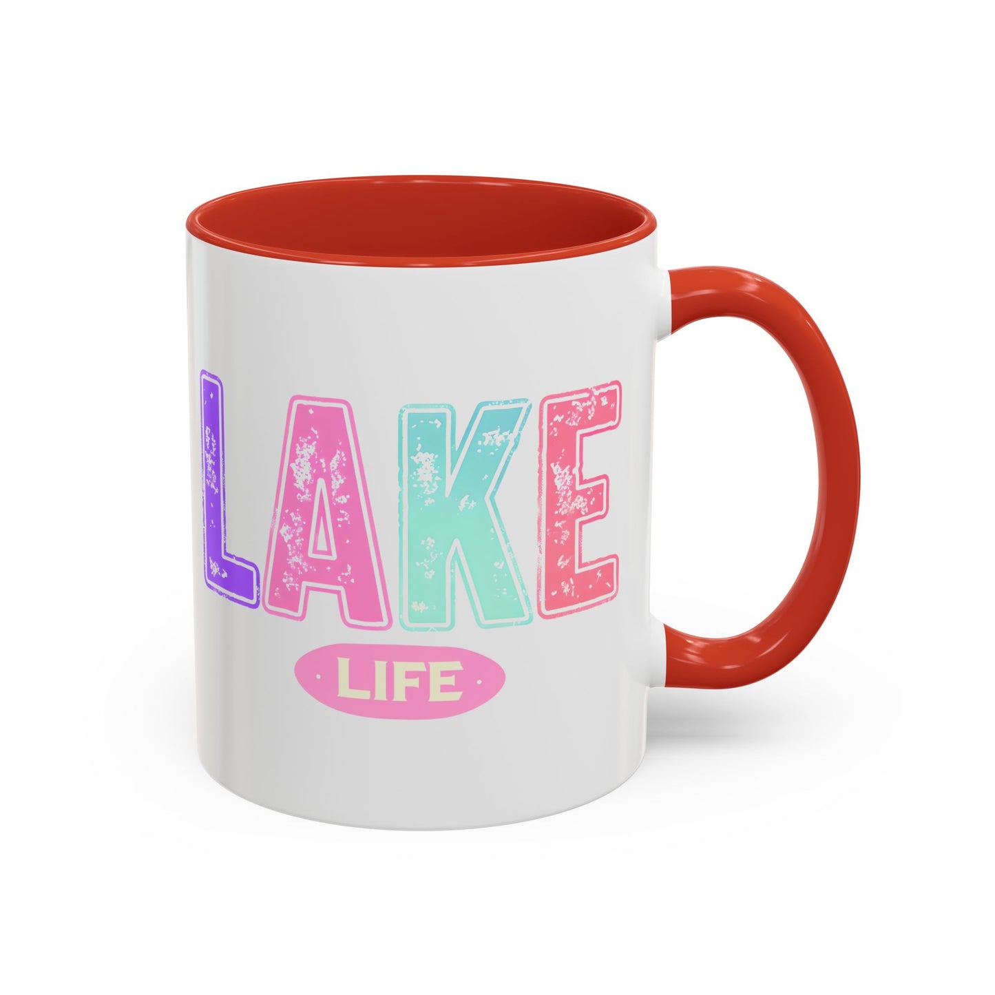 Lake Life Accent Coffee Mug, Great Lakes Mug, Michigan Gifts, Lake Vibes, Modern Mug, Lake House Gifts, Lakehouse Decor
