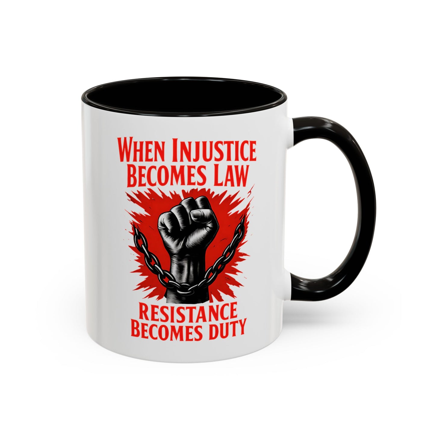 anti trump mug, chinga la mirgra, When Injustice Becomes Law, Resistance Mug, Social Justice Mug, Equality Coffee Cup, Resist Mug Gift