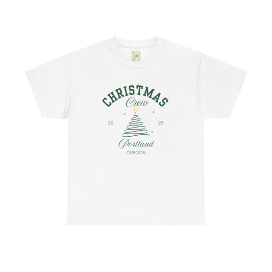 Christmas Crew Shirt 2025, Personalized Holiday Matching Tee, Family Vacation Christmas Outfit