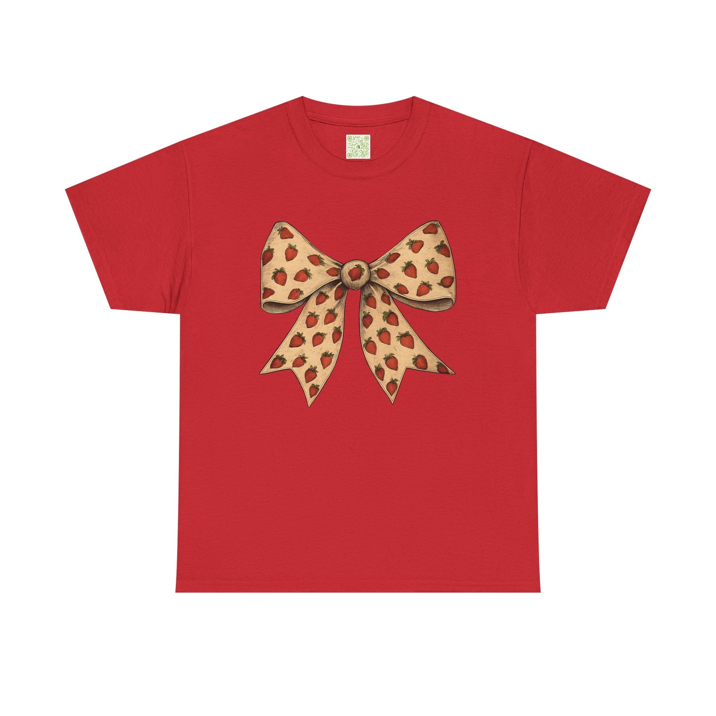 Strawberry Coquette Bow Shirt, Cute Summer Shirt, Summer Vibes, Strawberry Season Tee, Coquette Summer, Strawberry Top