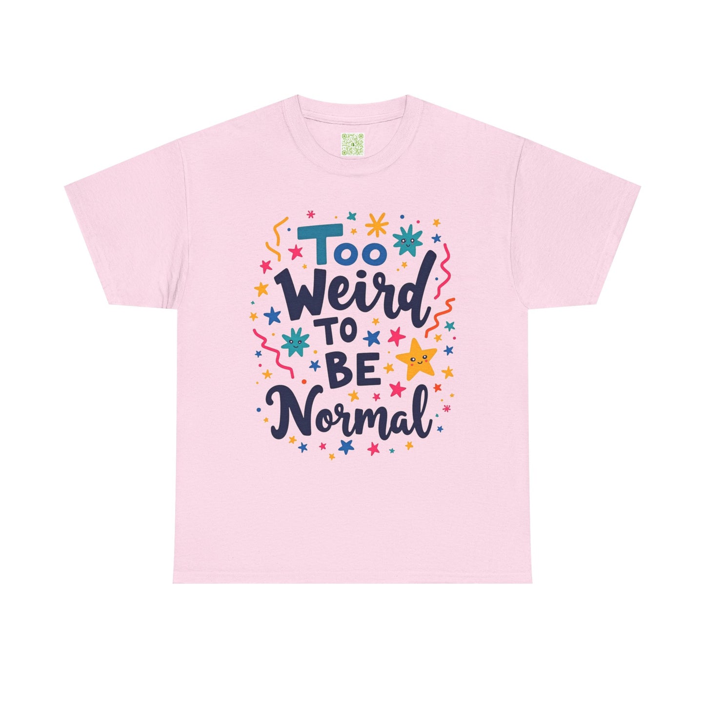 Enneagram 4 Too Weird to be Normal Tee, Unisex Cotton Tshirt, Enneagram Apparel, Statement Graphic Tee, Enneagram Merch