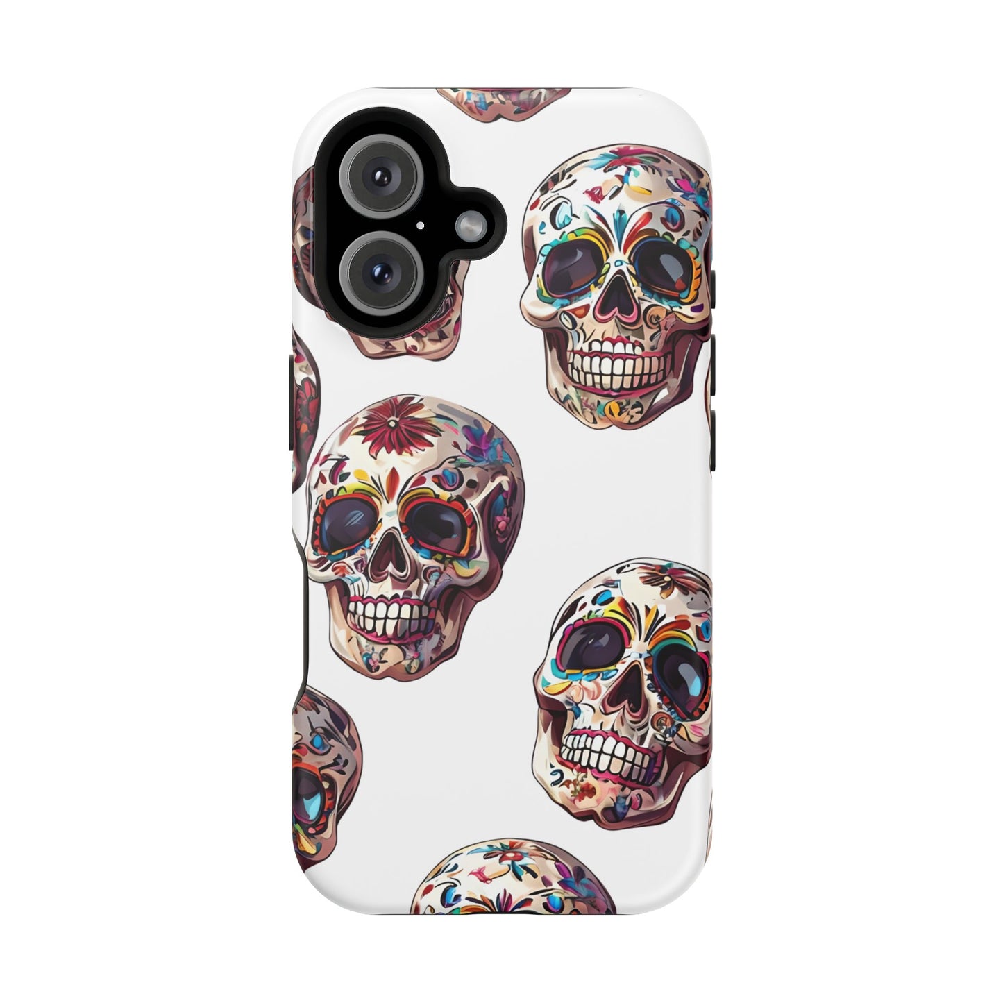 Sugar Skull Phone Case, Dia De Los Muertos, Day Of The Dead, Mexican Tradition, Sugar Skull Art, Wireless Charger