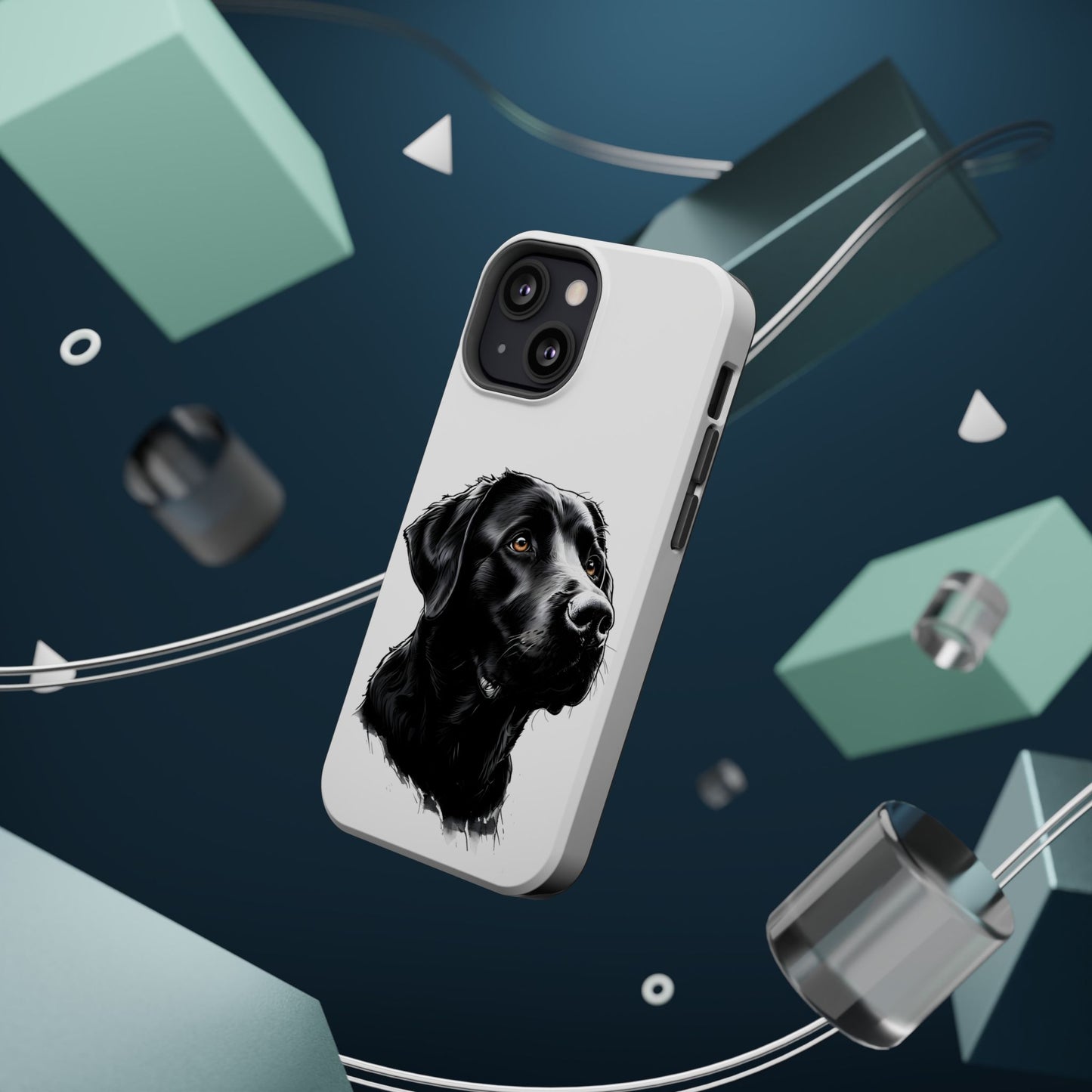 Dog Lover Tough Case, Durable Phone Cover, Pet Portrait Case, Unique Gift for Dog Owners, Custom Pet Accessories