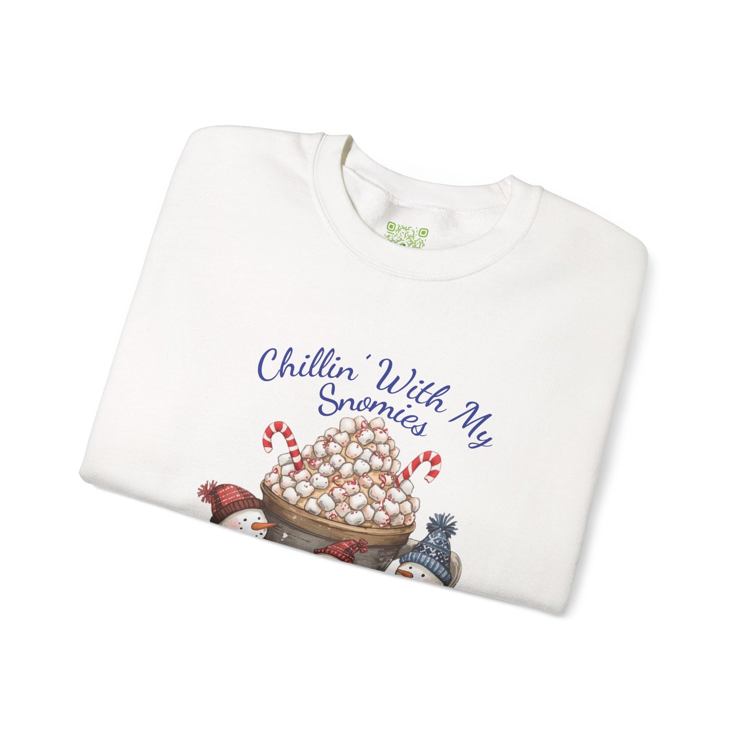 Chillin with my Snomies Sweatshirt, Snowman Apparel, Funny Snowman Shirt, Cute Snowman, Let It Snow, Snowman Lover Gift