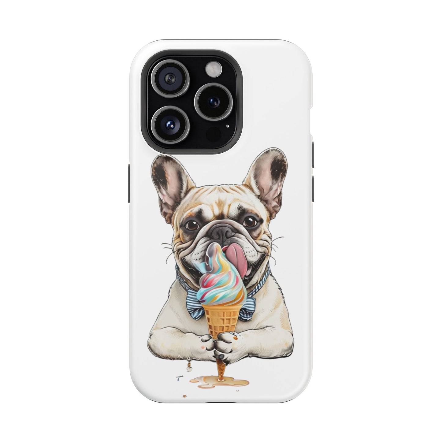 French Bulldog iPhone Case, Ice Cream Phone Case, Frenchie Mom Gift, Dog Phone Case, French Bulldog Lover Gift