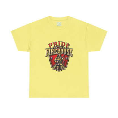 Fireman Shirt Pride of the Firehouse, Firewoman Tee, Firefighter Shirt, First Responder Gift, Fire Rescue, Thin Red Line