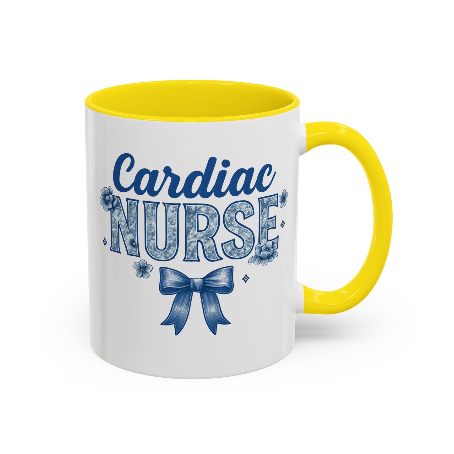 Chinoiserie Nurse Mug, Cardiac Nurse Mug, Cardiac ICU Mug, CVICU Nurse Mug, Cardiology Nurse Gift, Nurse Team Mug