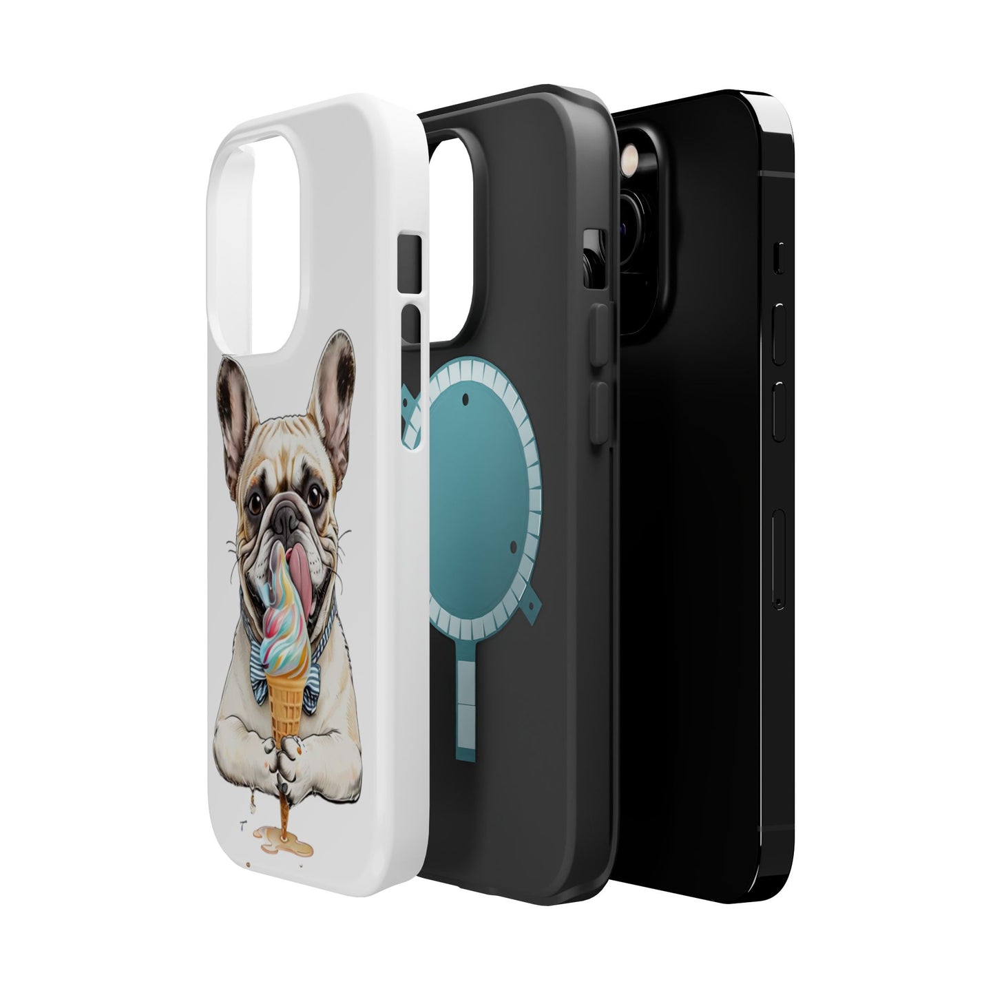French Bulldog iPhone Case, Ice Cream Phone Case, Frenchie Mom Gift, Dog Phone Case, French Bulldog Lover Gift