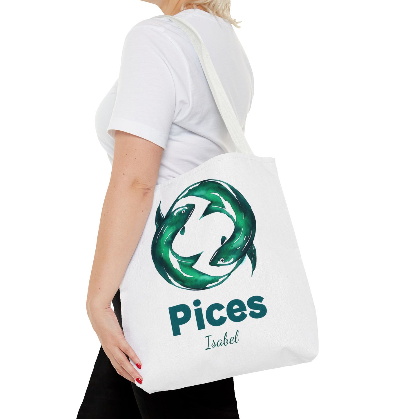 Pices Zodiac Personalized Tote Bag - Astrology Inspired, Gift for Taurus, Festival Tote, Astrology Lover's Bag, Horoscope Gift