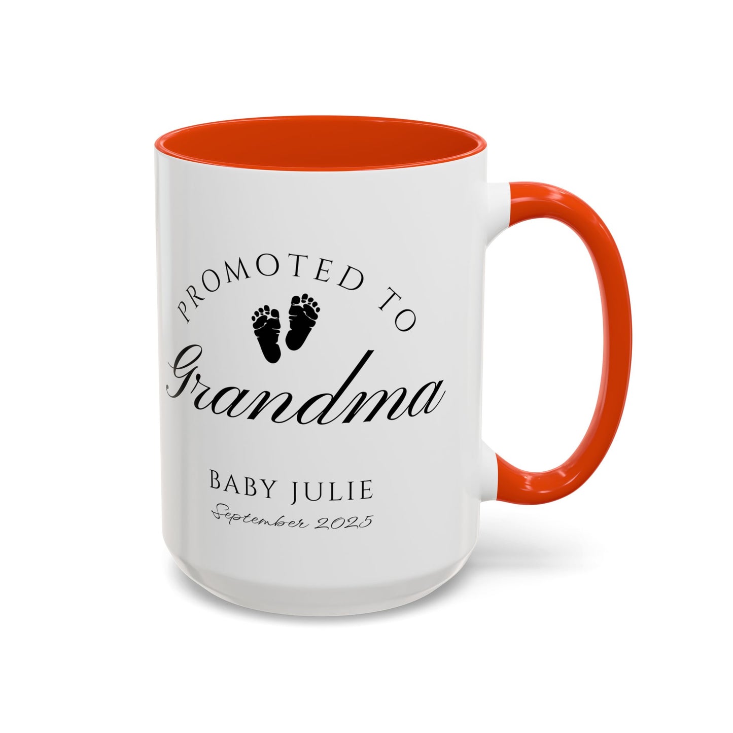Promoted to Grandma Mug, Pregnancy Announcement Coffee Cup, Baby Reveal Gift, New Grandparent Mug, Grandma to Be Gift, Custom Baby Announcement