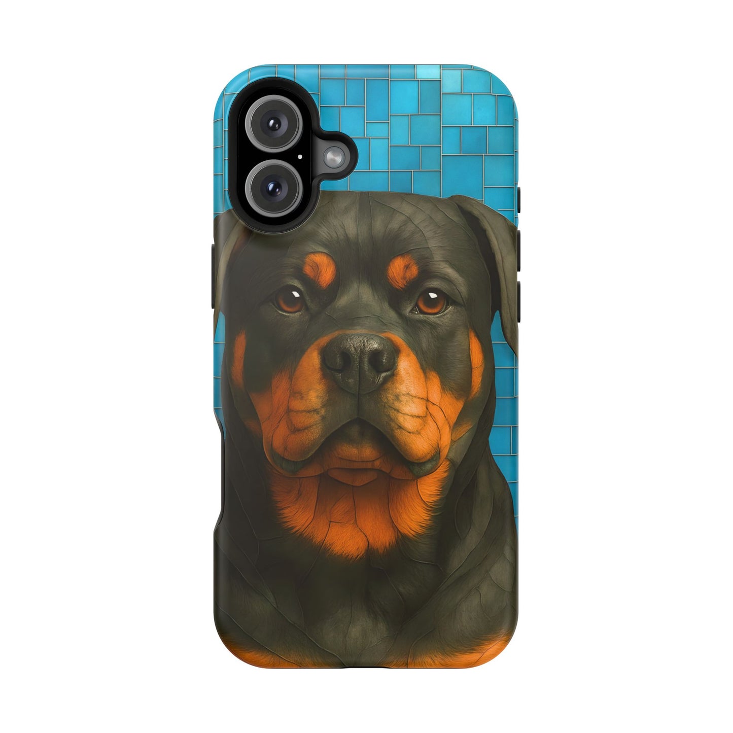 Rottweiler Mosaic Phone Case, Rottie Mama Phone Cover, Rottweiler Mama Gift, Dog Lover Gift, iPhone Dog Case