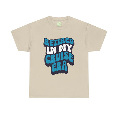 Retired in My Cruise Era Unisex Tee, Retirement Cruise Shirt, Travel Merch, Cruise Vibes Tee, Vacation Tshirt