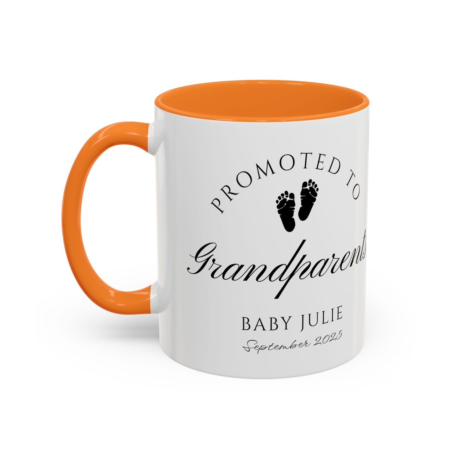 Promoted to Grandparents Mug, Pregnancy Announcement Coffee Cup, Baby Reveal Gift, New Grandparent Mug, Personalized Baby Announcement