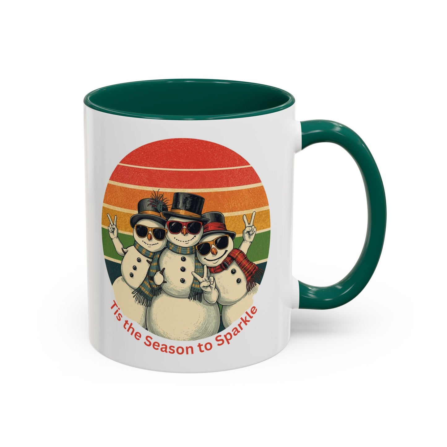 Retro Winter Snowman Mug, Christmas Mug, Nurse Holiday Gift, Gift for Nurse, Nursing Christmas, Nurse Gift, Snowman Mug