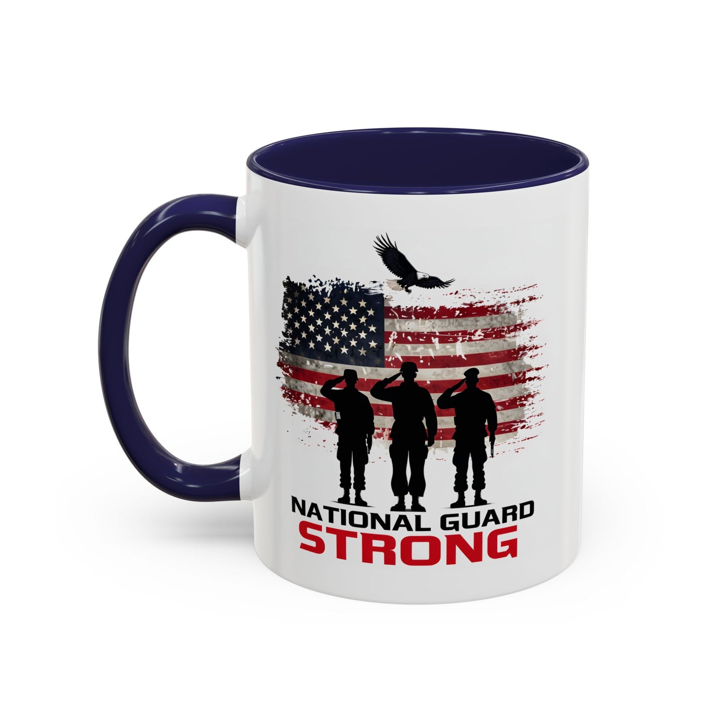 Patriotic National Guard Coffee Mug, Air National Guard, Army Wife Mug, Gift for Soldier, Army Veteran Gift, Army Dad Mug