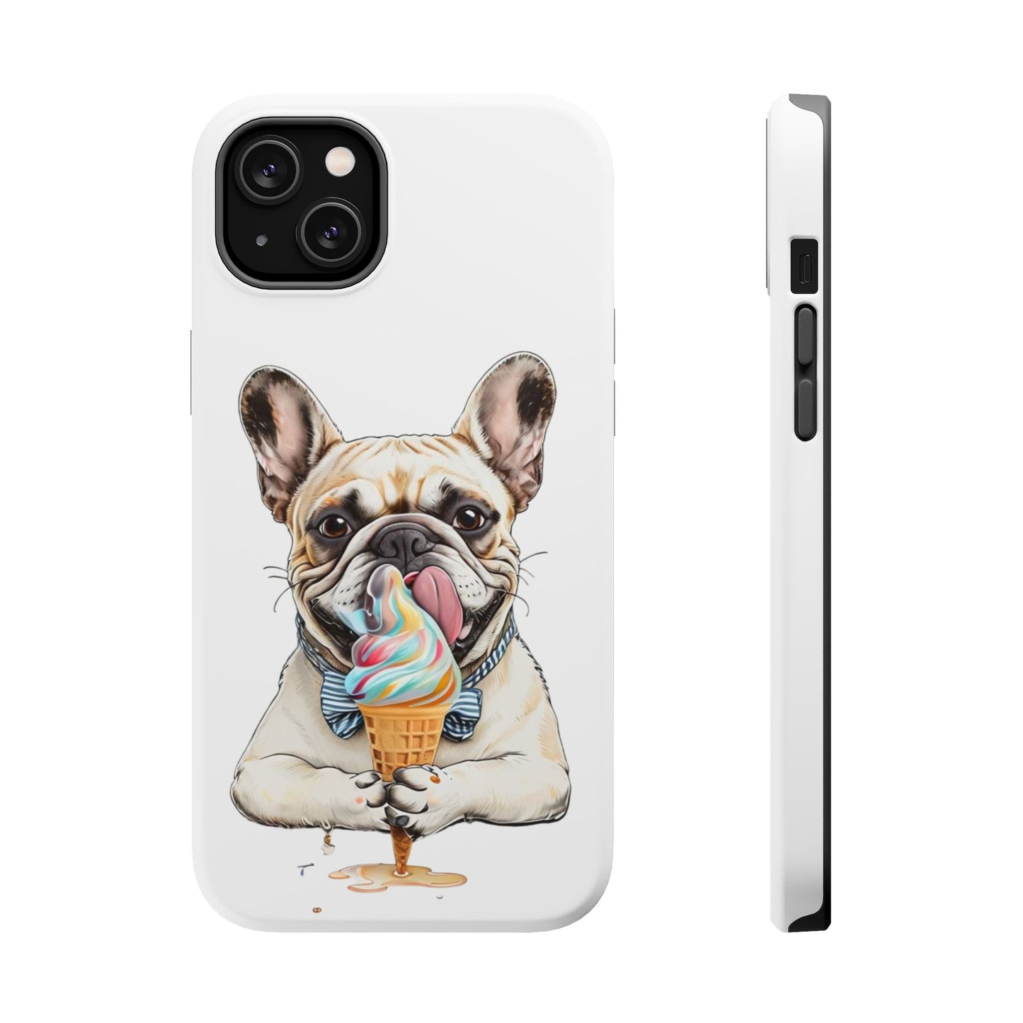 French Bulldog iPhone Case, Ice Cream Phone Case, Frenchie Mom Gift, Dog Phone Case, French Bulldog Lover Gift