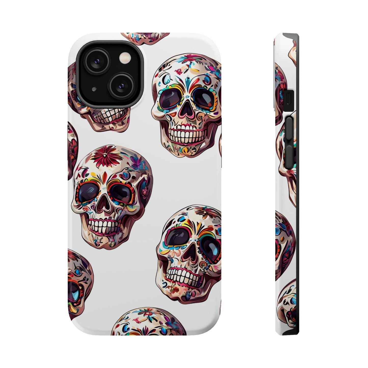 Sugar Skull Phone Case, Dia De Los Muertos, Day Of The Dead, Mexican Tradition, Sugar Skull Art, Wireless Charger