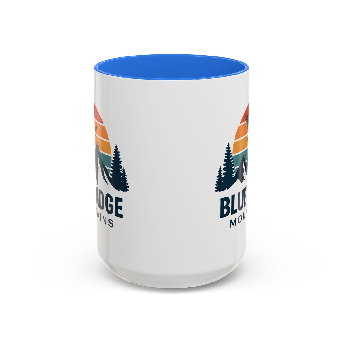 Blue Ridge Mountains, One Happy Camper, Accent Coffee Mug, Blueridge Mug, Blue Ridge Parkway, Camping Coffee Mug, Camping Gift