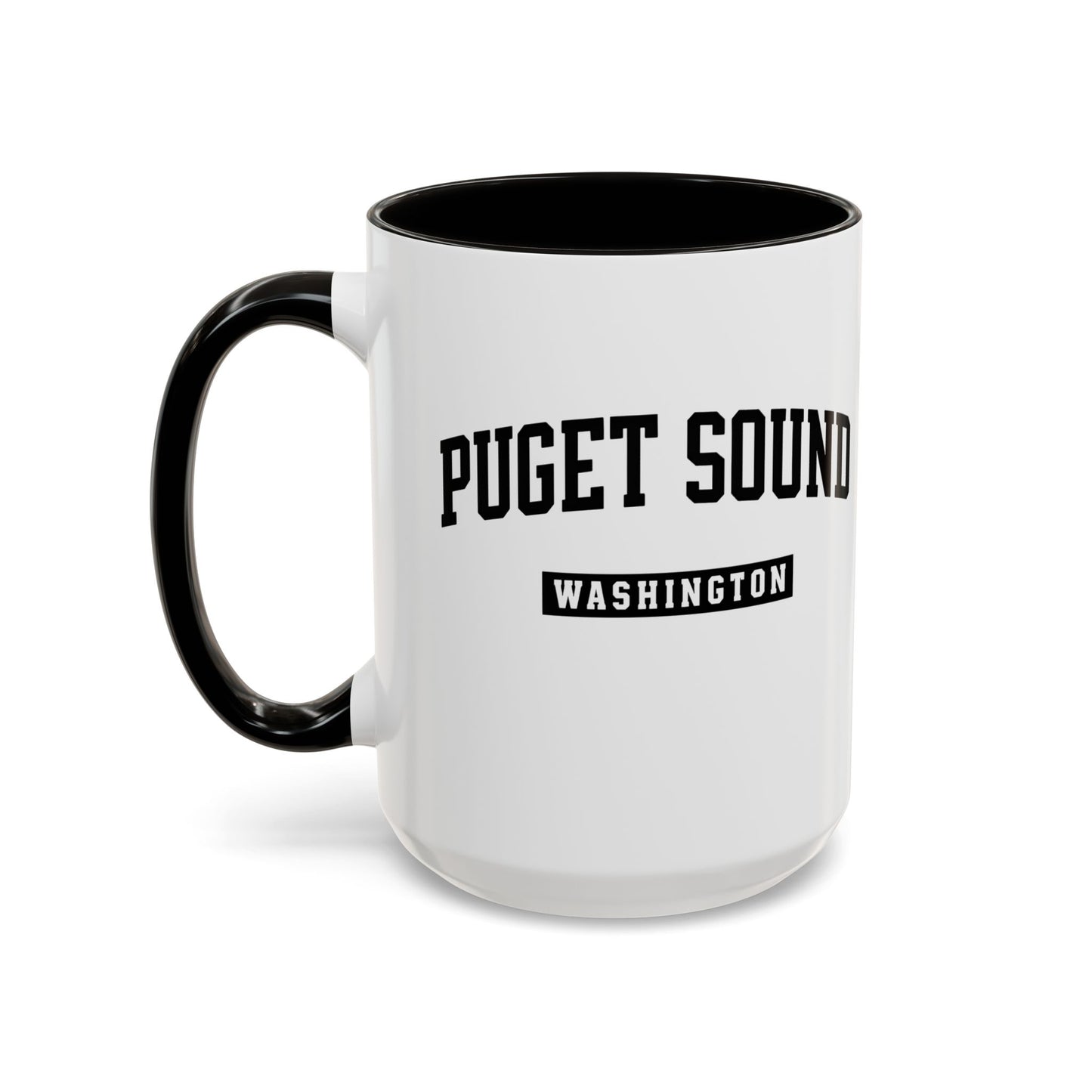 Seattle, Tacoma, Puget Sound Washington Accent Coffee Mug, Tacoma, Puget Sound Gift, Puget Sound WA, Washington Souvenir, Puget Sound Mug