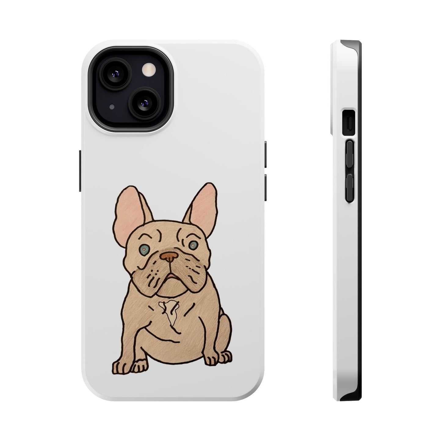 French Bulldog Magnetic Tough Case, Cute Pet Phone Cover, Dog Lover Gift, MagSafe Phone Protector, Unique Phone Accessory