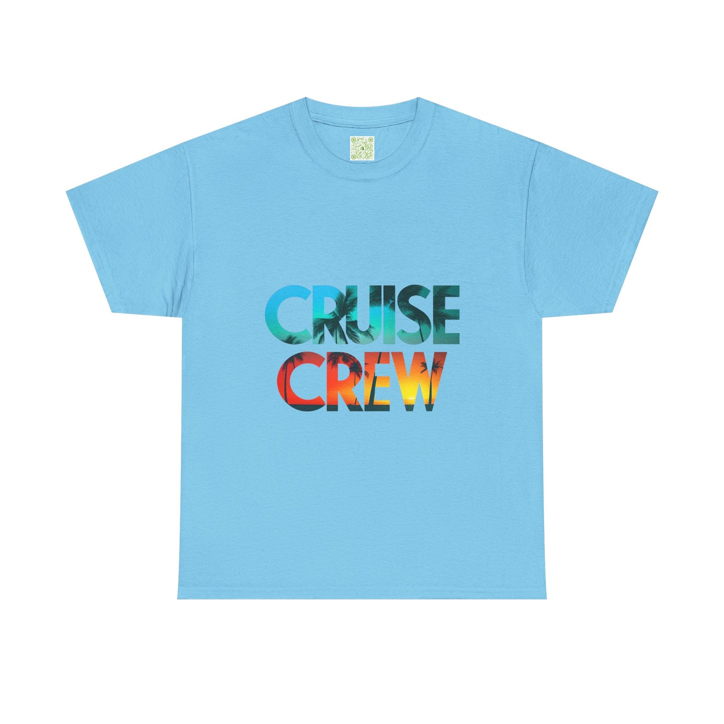 Cruise Crew Unisex Heavy Cotton Tee - Stylish Summer Vacation Shirt