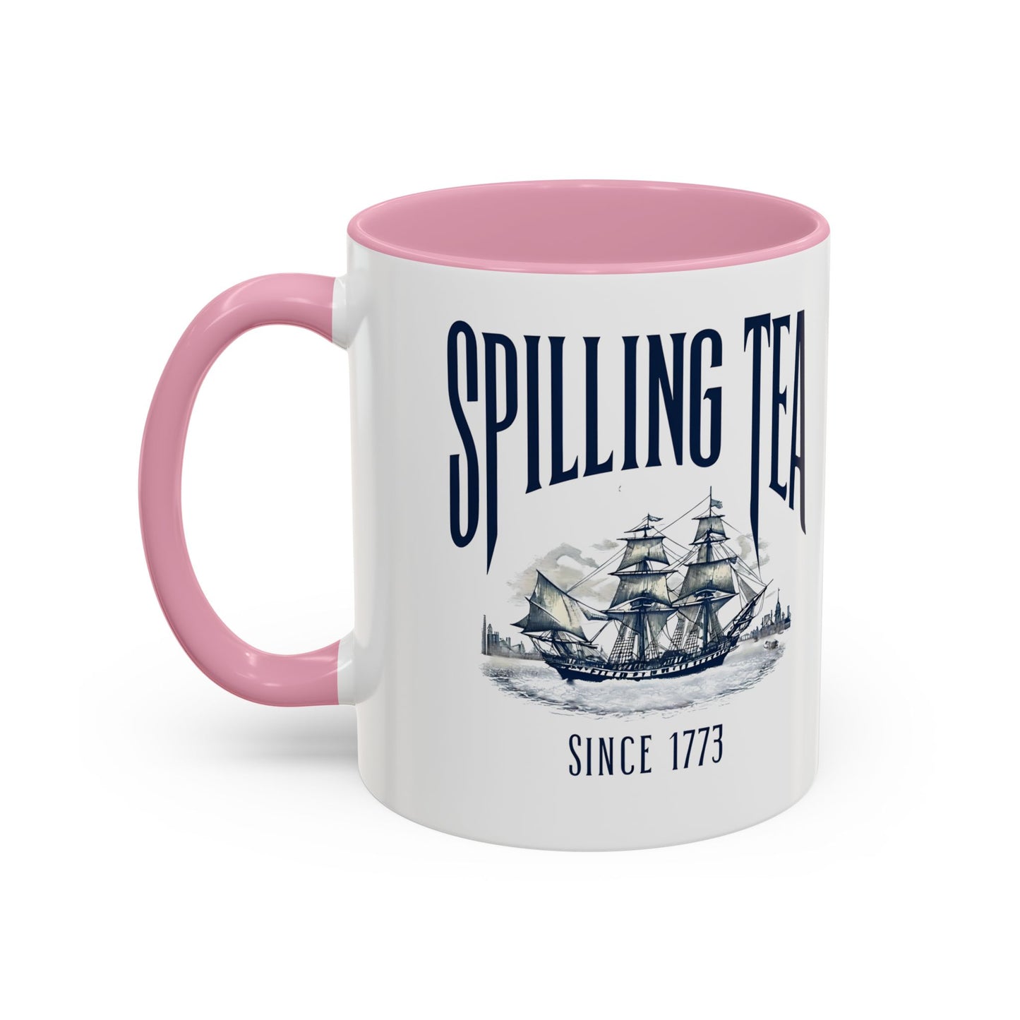 Spilling Tea Since 1773 Coffee Mug, Patriotic Coffee Mug, Funny Patriot Gift, American Freedom, Memorial Day