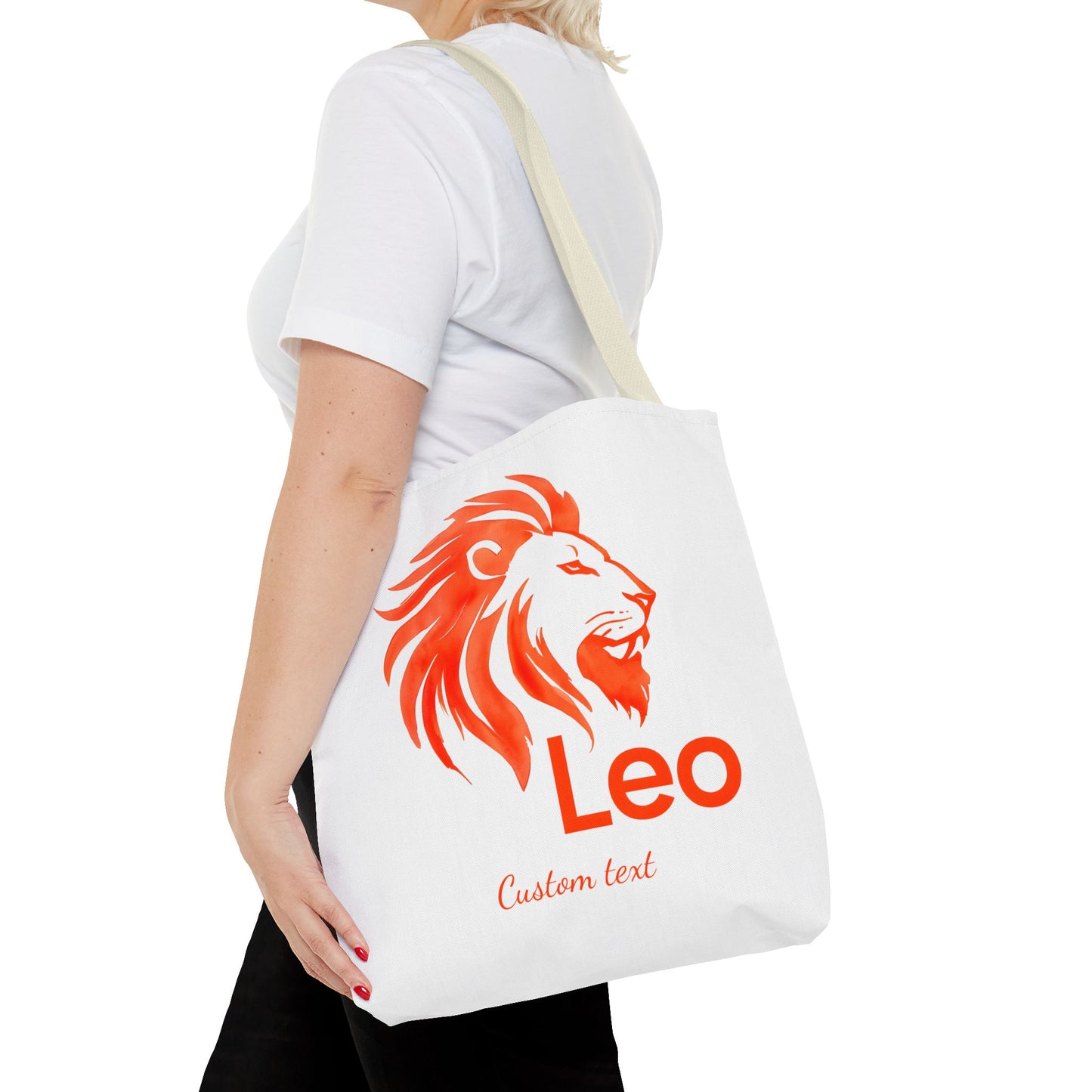 Leo Zodiac Personalized Tote Bag, Artistic Tote Bag, Astrology Lover, Trendy Tote Bag, Weekender, Aesthetic Tote