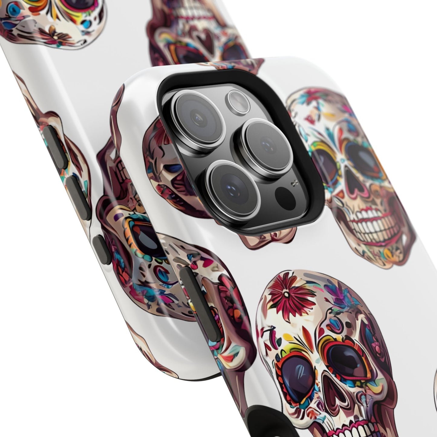 Sugar Skull Phone Case, Dia De Los Muertos, Day Of The Dead, Mexican Tradition, Sugar Skull Art, Wireless Charger