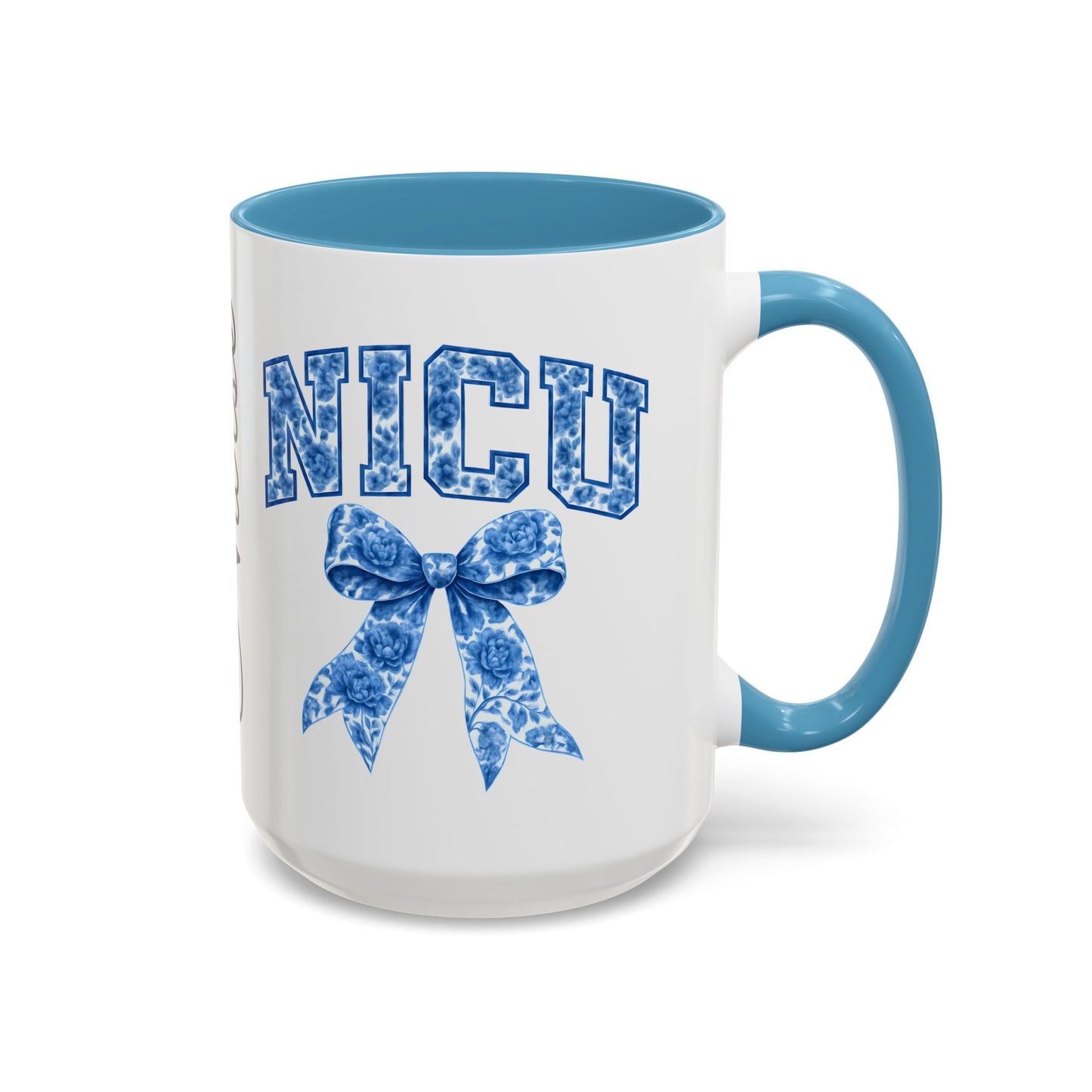 NICU Nurse Chinoiserie Accent Coffee Mug, Nurse Retirement Mug, NICU Nurse Mug, New Job Gift, Mug For NICU Nurse