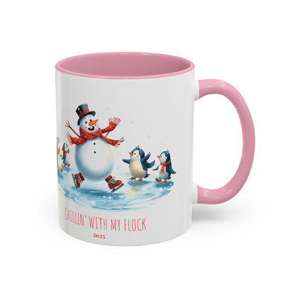 Christmas Snowman Mug – Cute Holiday Coffee Cup, Snowman Lover Gift, Hot Chocolate Mug, Christmas Cocoa Cup, Gift for Her 2025