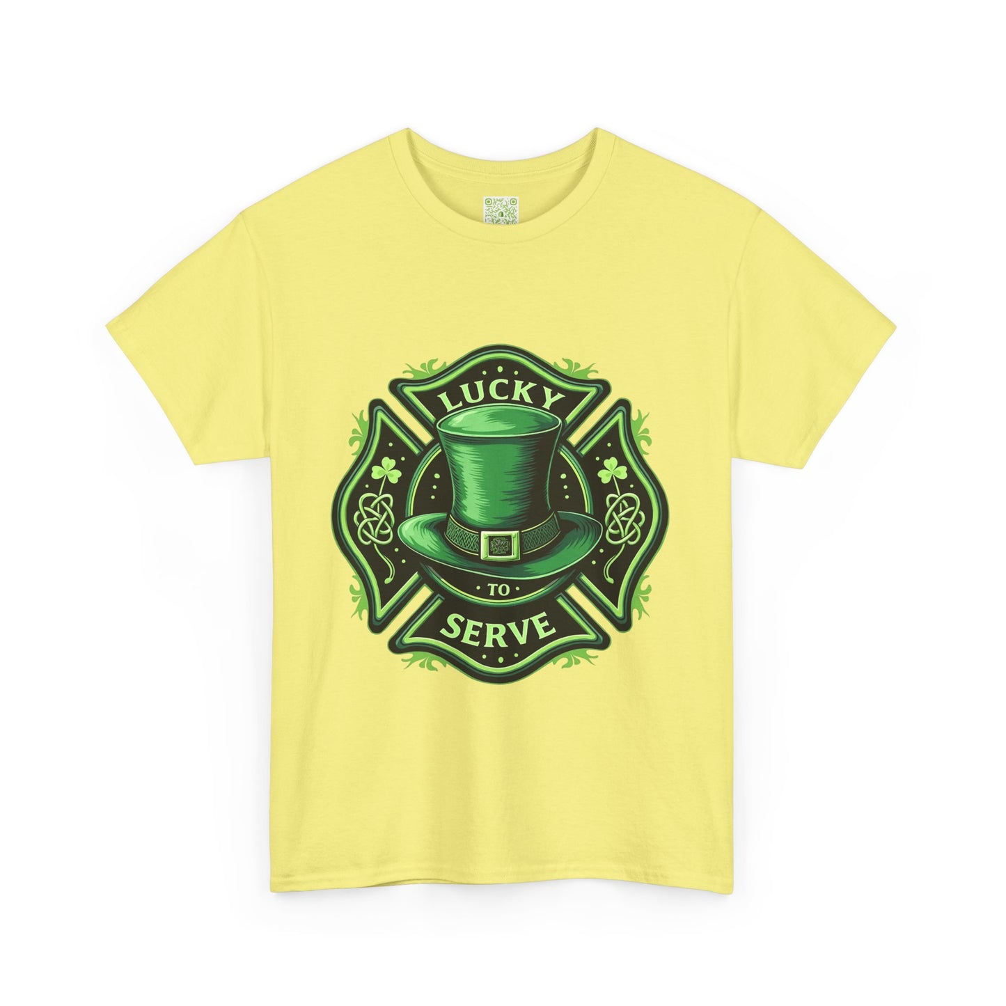Firefighting Lucky to Serve Tee, Firefighter Gift, Shamrock Tee, St Patrick's Firefighter Day Tee, Fireman Shirt, Firemen Gift