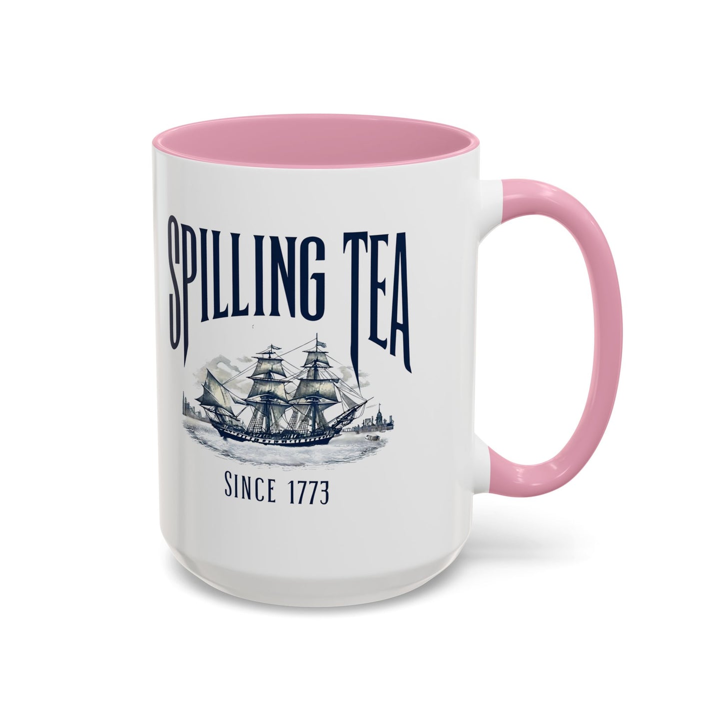 Spilling Tea Since 1773 Coffee Mug, Patriotic Coffee Mug, Funny Patriot Gift, American Freedom, Memorial Day