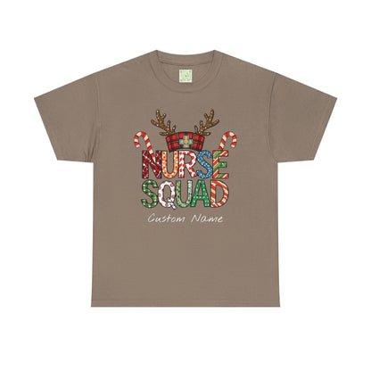 Personalized Nurse Squad Holiday Tee, Snowman Shirt, Christmas Womens, Future Nurse Gift, Nurse Gift, Gift For Nurse