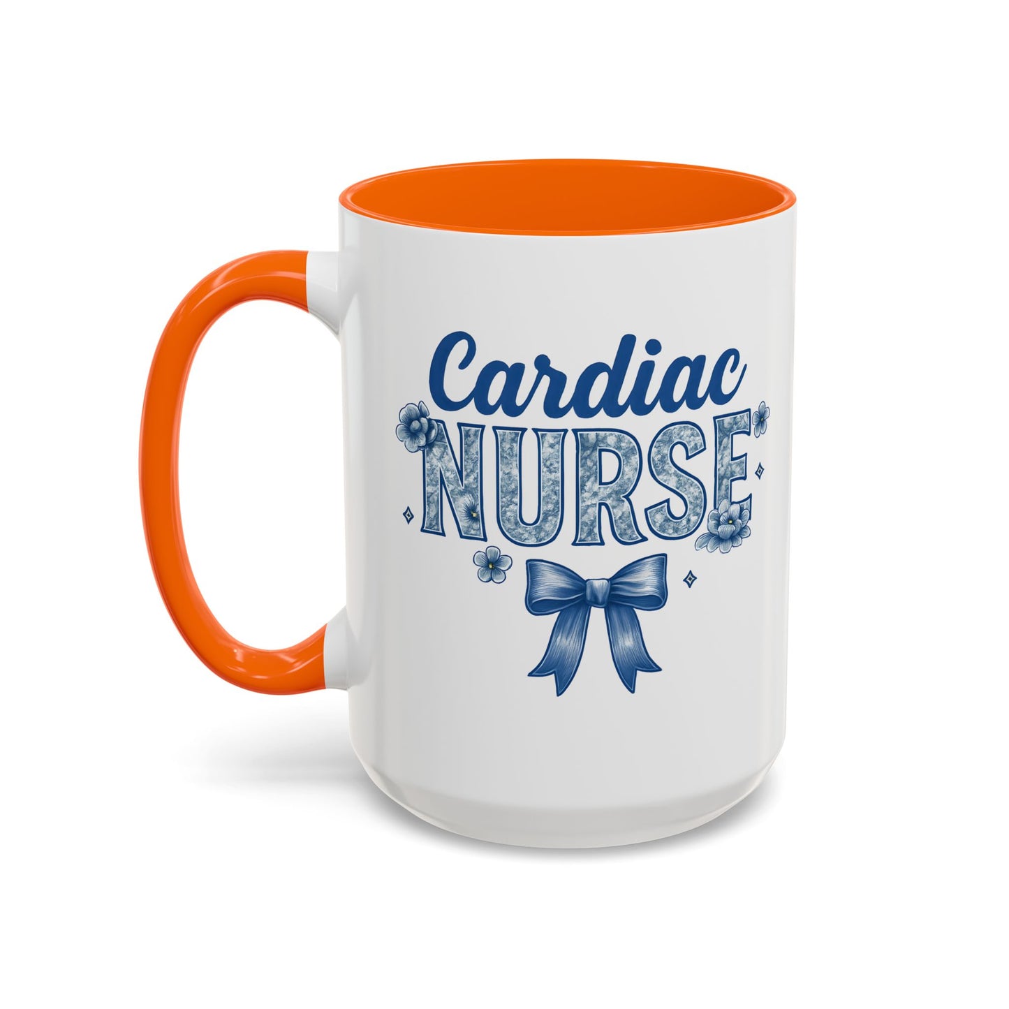 Chinoiserie Nurse Mug, Cardiac Nurse Mug, Cardiac ICU Mug, CVICU Nurse Mug, Cardiology Nurse Gift, Nurse Team Mug