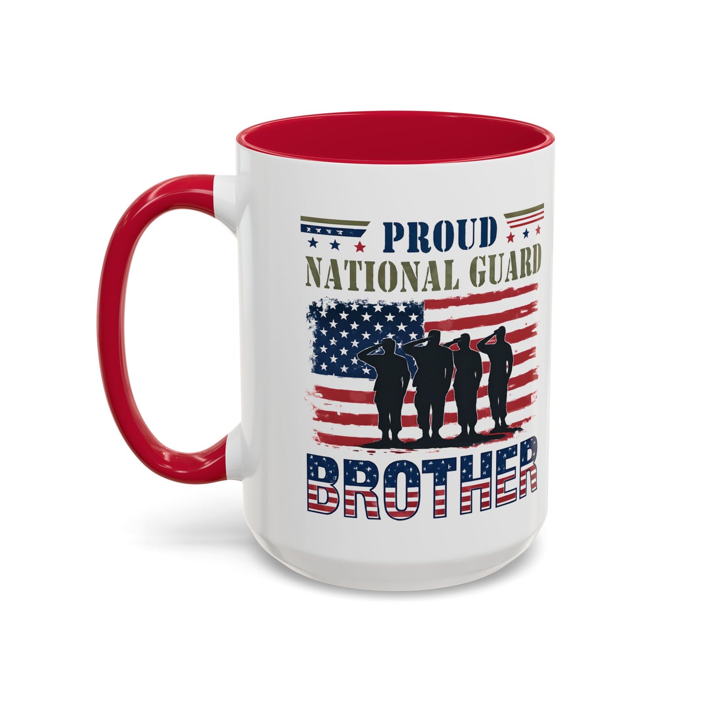 National Guard, Proud Brother Coffee Mug, Veteran Appreciation Mug, Military Family Gift, Army Gifts, Tactical Gifts