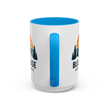 Blue Ridge Mountains, One Happy Camper, Accent Coffee Mug, Blueridge Mug, Blue Ridge Parkway, Camping Coffee Mug, Camping Gift