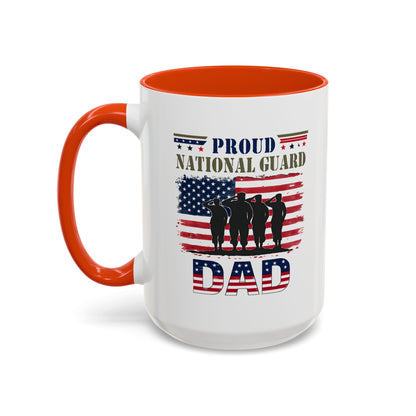 National Guard, Proud Dad Coffee Mug, Army National Guard, Veteran Appreciation, Military Family Gift, Gift For Heroes