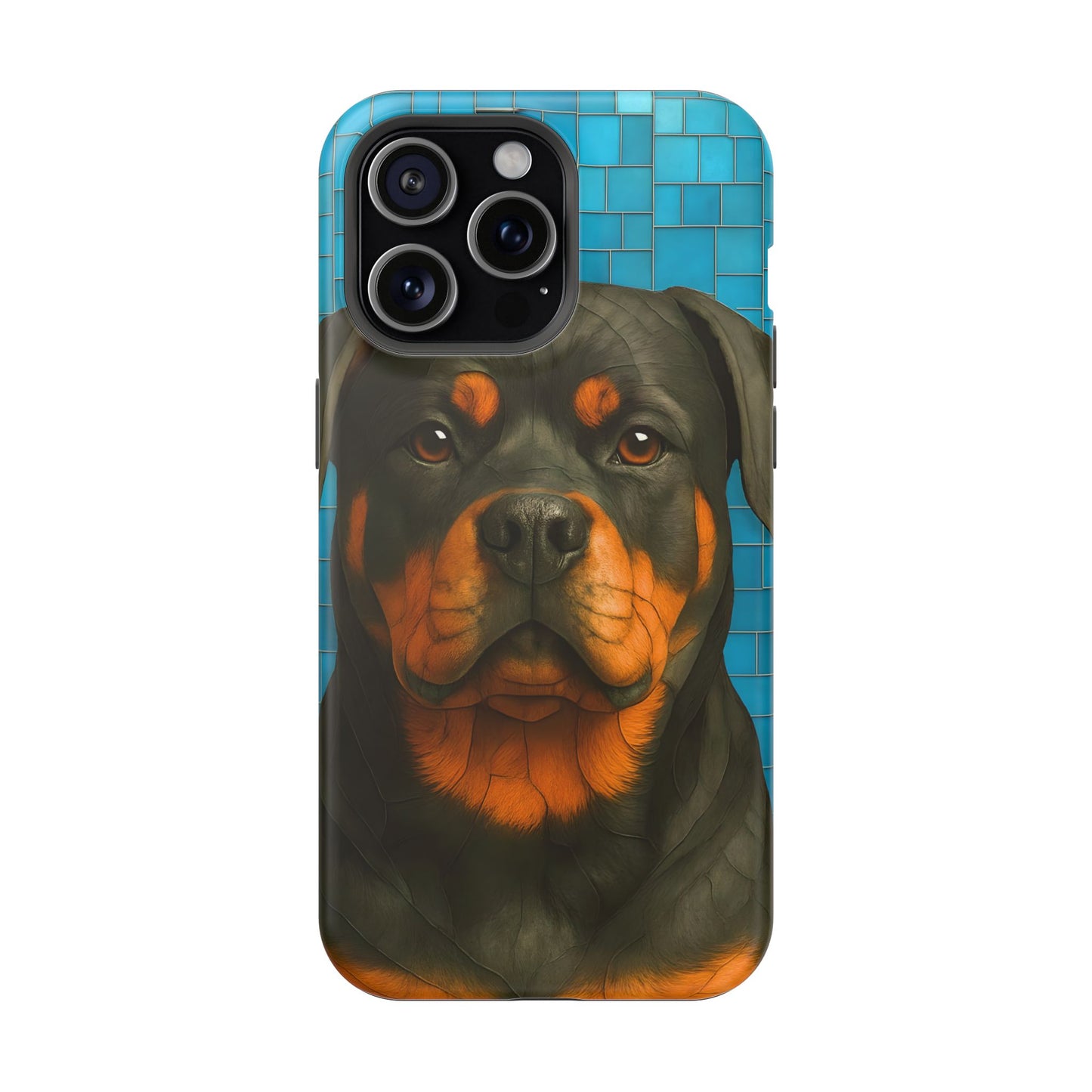 Rottweiler Mosaic Phone Case, Rottie Mama Phone Cover, Rottweiler Mama Gift, Dog Lover Gift, iPhone Dog Case