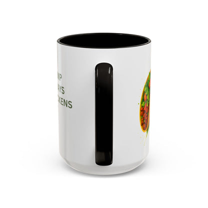 Trump Always Chickens Out TACO Mug, Subtle Anti Trump, Democrat Gift Mug, Funny Liberal Gift, Political Mug