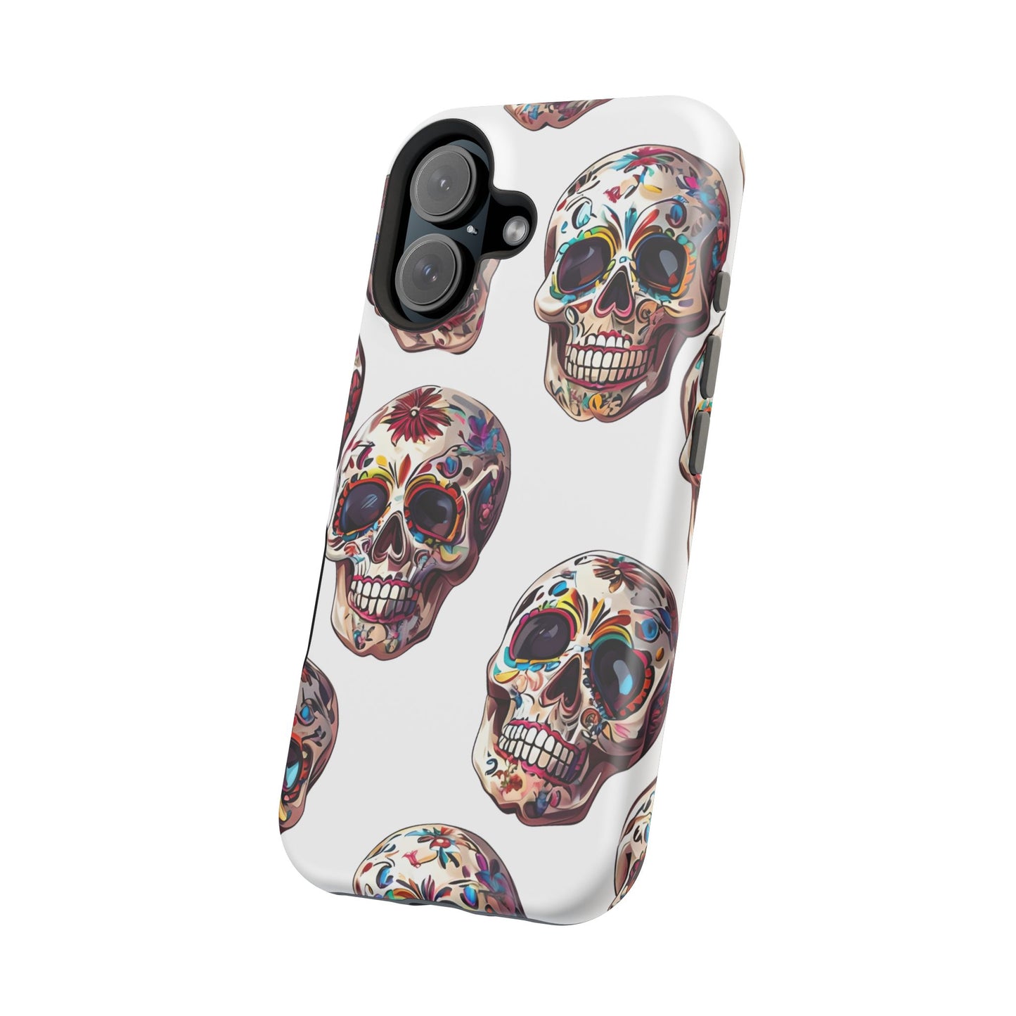 Sugar Skull Phone Case, Dia De Los Muertos, Day Of The Dead, Mexican Tradition, Sugar Skull Art, Wireless Charger