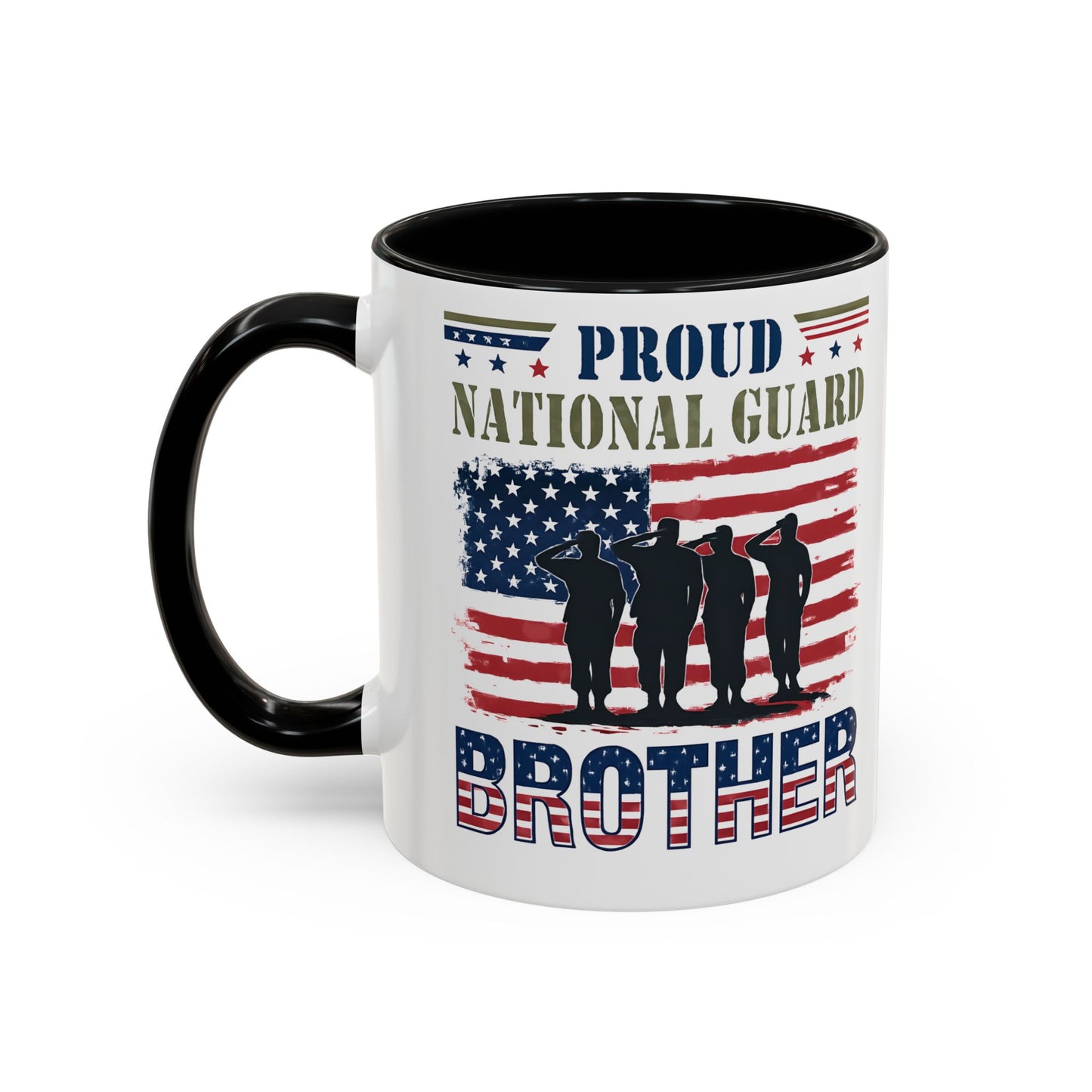 Proud National Guard Brother Coffee Mug, Veteran Appreciation Mug, Military Family Gift, Army Gifts, Tactical Gifts