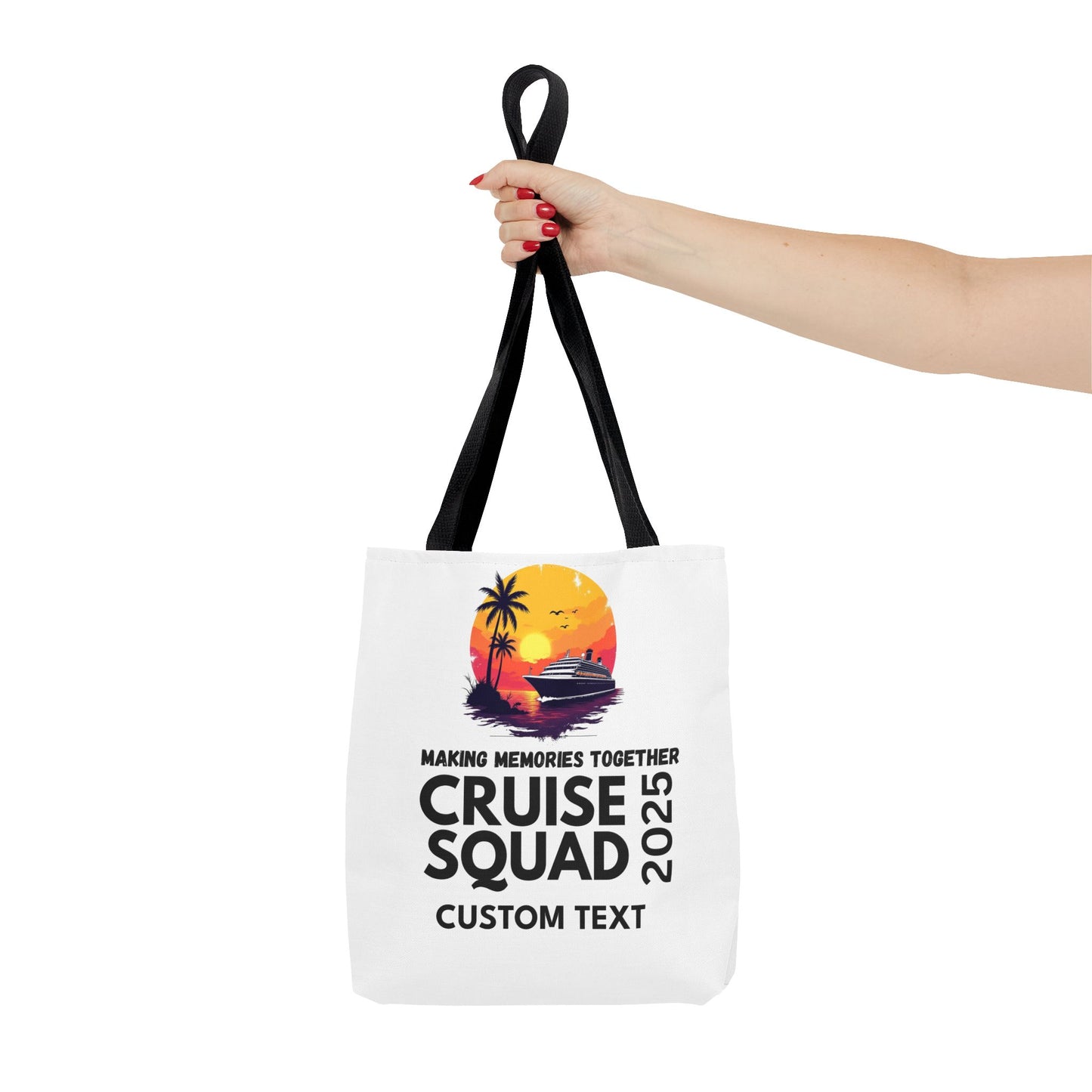 Personalized Cruise Squad Tote Bag, Family Cruise 2025, Matching Tote Bag, Vacation Tote, Family Vacation 2025, Cruise Bag