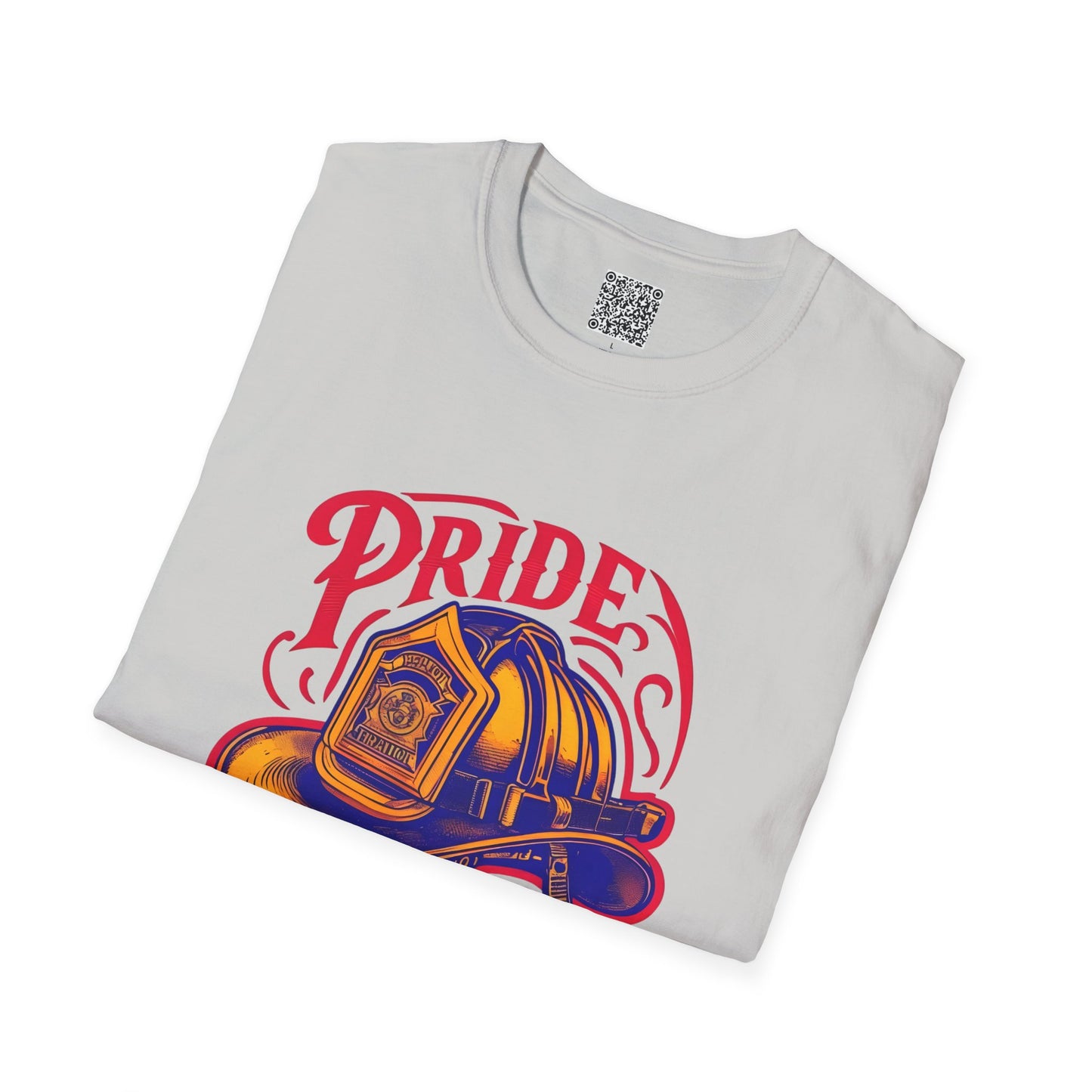 Firefighter Pride T-Shirt, Honor Tradition Tee, Unisex Softstyle Shirt, First Responder Gift, Fire Department Apparel