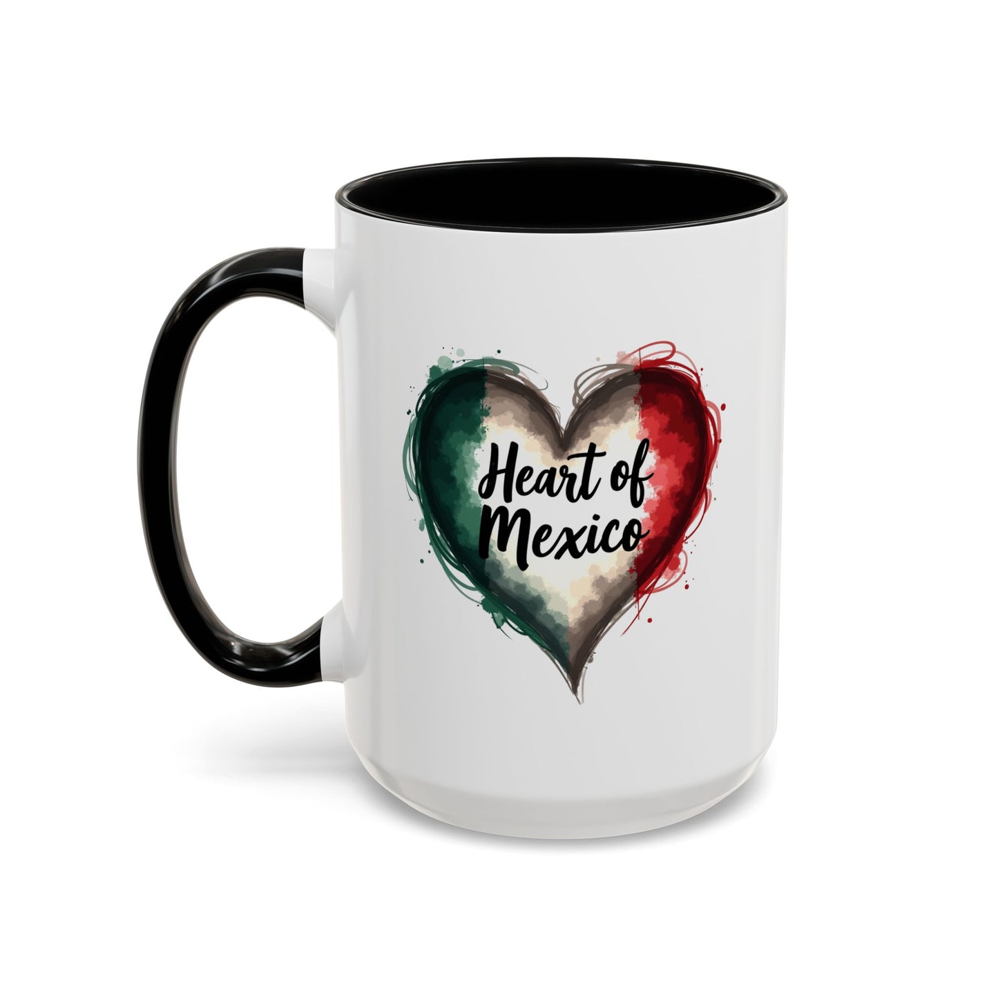 Heart of Mexico Coffee Mug, Hispanic Heritage Mug, Mexican Pride Gift, Immigrant Rights, Mexican Culture, Resistance Mug
