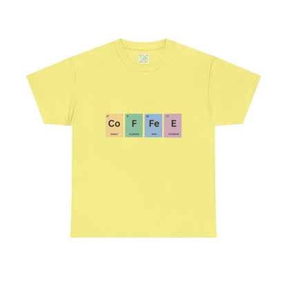 Creative Coffee Science Shirt, Chemistry Elements Tee, Periodic Table Shirt, Gift for Chemist, Science Teacher