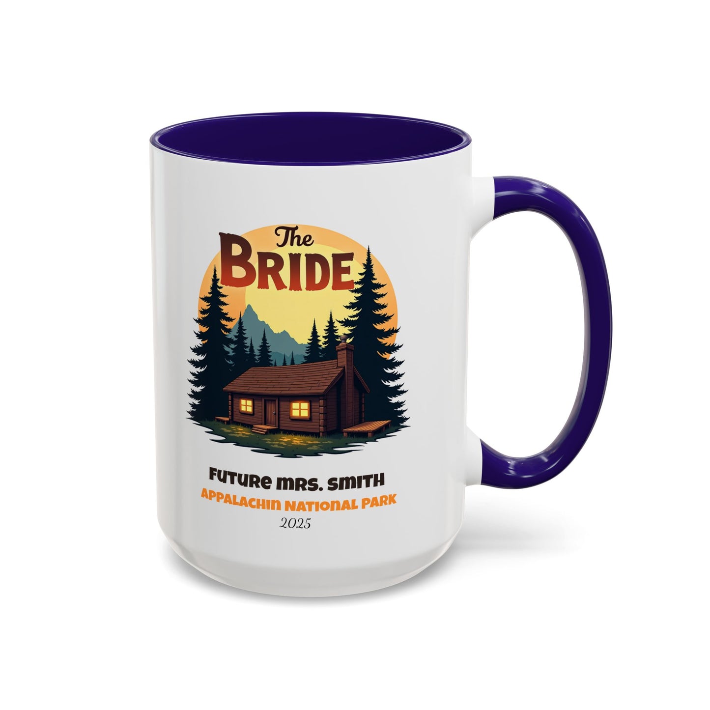 Camp Bride Accent Coffee Mug, Hen Party Favors, Bachelorette Cup, Girls Trip Gifts, Camp Bach, Bride Tribe