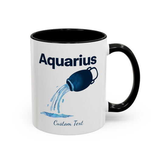 Personalized Aquarius Coffee Mug, Astrology Mug, Star Sign Mug, Zodiac Gift, Aquarius Lover, Custom Mug