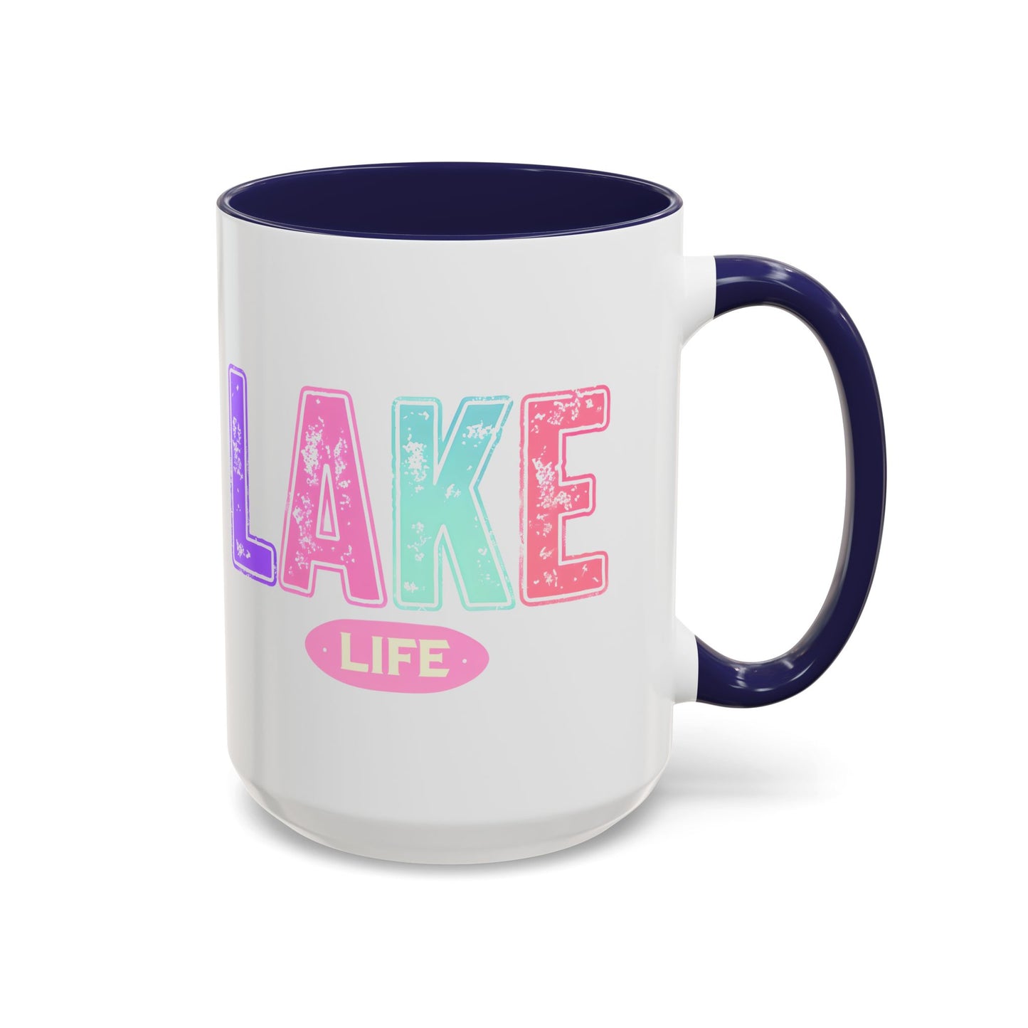 Lake Life Accent Coffee Mug, Great Lakes Mug, Michigan Gifts, Lake Vibes, Modern Mug, Lake House Gifts, Lakehouse Decor